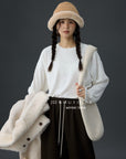 19q25 Cotton fleece straight-leg pants