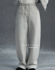 19a65 Basic zip-up hoodie