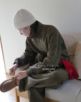 19a65 Basic zip-up hoodie