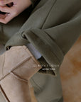 19a65 Basic zip-up hoodie