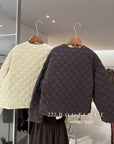 19a57 Quilted round-neck puffer jacket