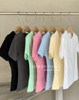 12a6 Basic cotton tee – summer candy colors