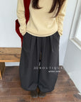 19q22 Cashmere blend cropped straight-leg pants