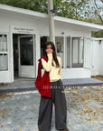 19q22 Cashmere blend cropped straight-leg pants