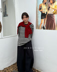 19q22 Cashmere blend cropped straight-leg pants