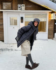 19a51 Long puffer coat