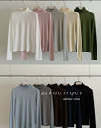 20a54 Premium thermal turtleneck top