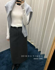 18v26 Wool pencil skirt