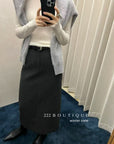 18v26 Wool pencil skirt