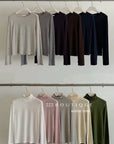 20a55 Thermal round-neck top