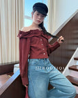 OFF- SHOULDER SHIRT - 11A37