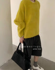 19a90 Rabbit-fur knit sweater