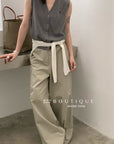 20a34 V-neck wool vest