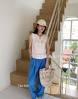 28a100 - SLEEVELESS KNIT TOP