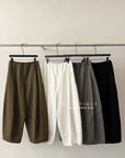 17q11 Wide-leg corduroy pants