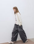17q11 Wide-leg corduroy pants