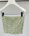 GATHERED CROP TOP