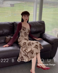 Chiffon floral dress