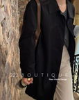 basic kaki trench coats