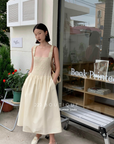Cut-out back dress