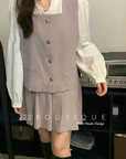 buttoned gilet