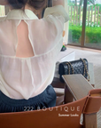 Oversize cotton shirt