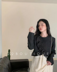 Polka-dot belt jacket