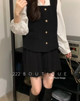 buttoned gilet