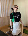 printed cotton T-shirt