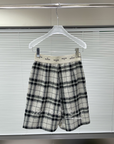 Cotton striped shorts