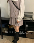 buttoned gilet