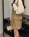 buttoned gilet