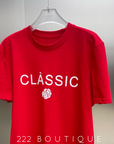 printed cotton T-shirt