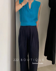 Ribbed knit top