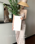 Ruched detail dress