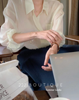 Oversize cotton shirt