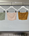GATHERED CROP TOP