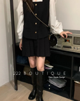 buttoned gilet