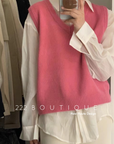 V neck gilets