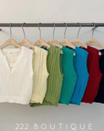 Ribbed knit top