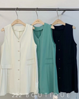 Frill cotton dress
