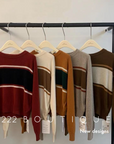 Fine-knit sweater