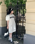 SHORT TIERED DRESS