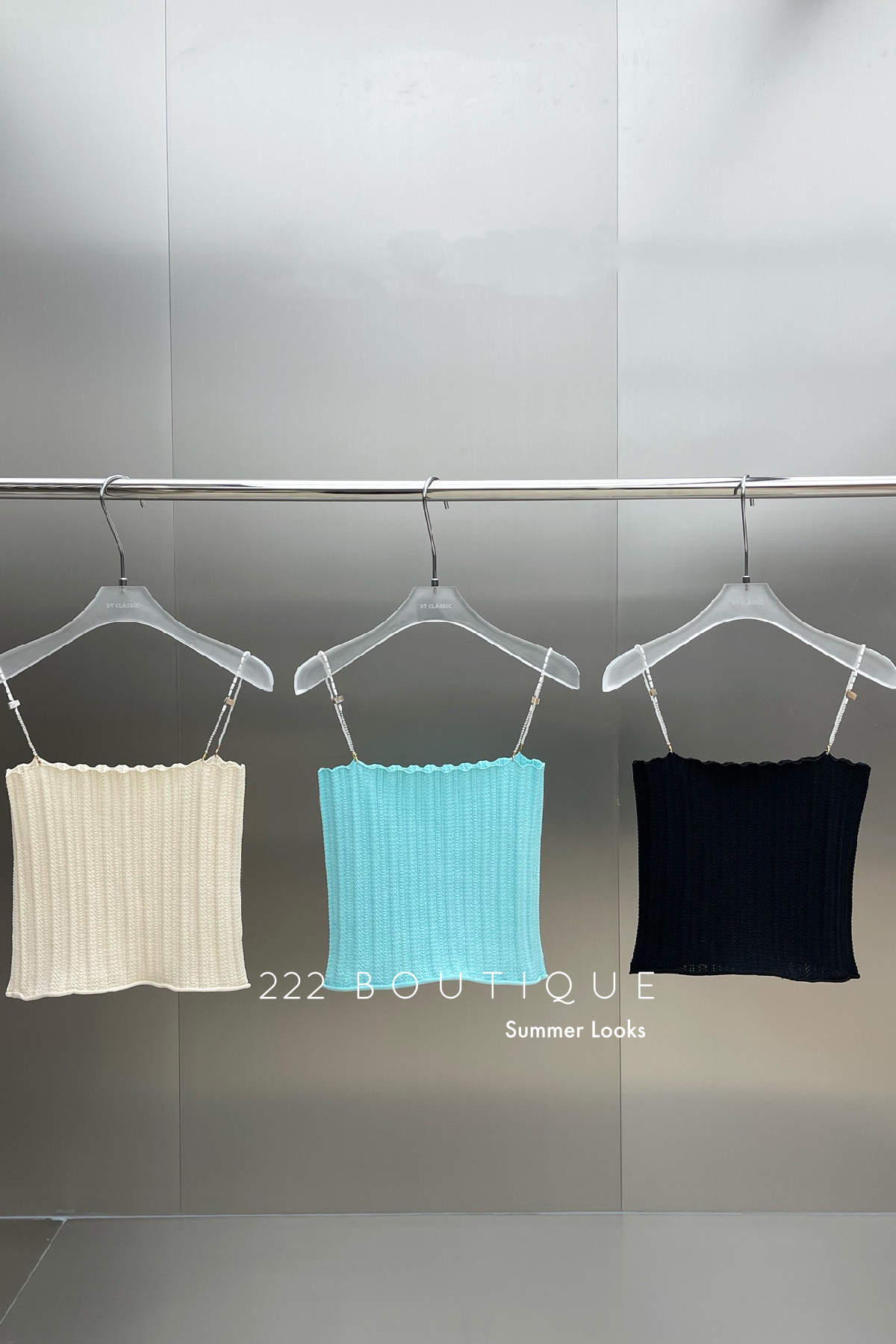 Knitted cropped top