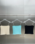 Knitted cropped top