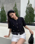 Cotton suit blazer