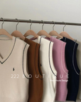V neck gilets
