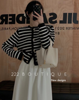 Stripped cardigan