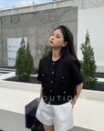 Cotton suit blazer