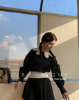Pleated mini skirt